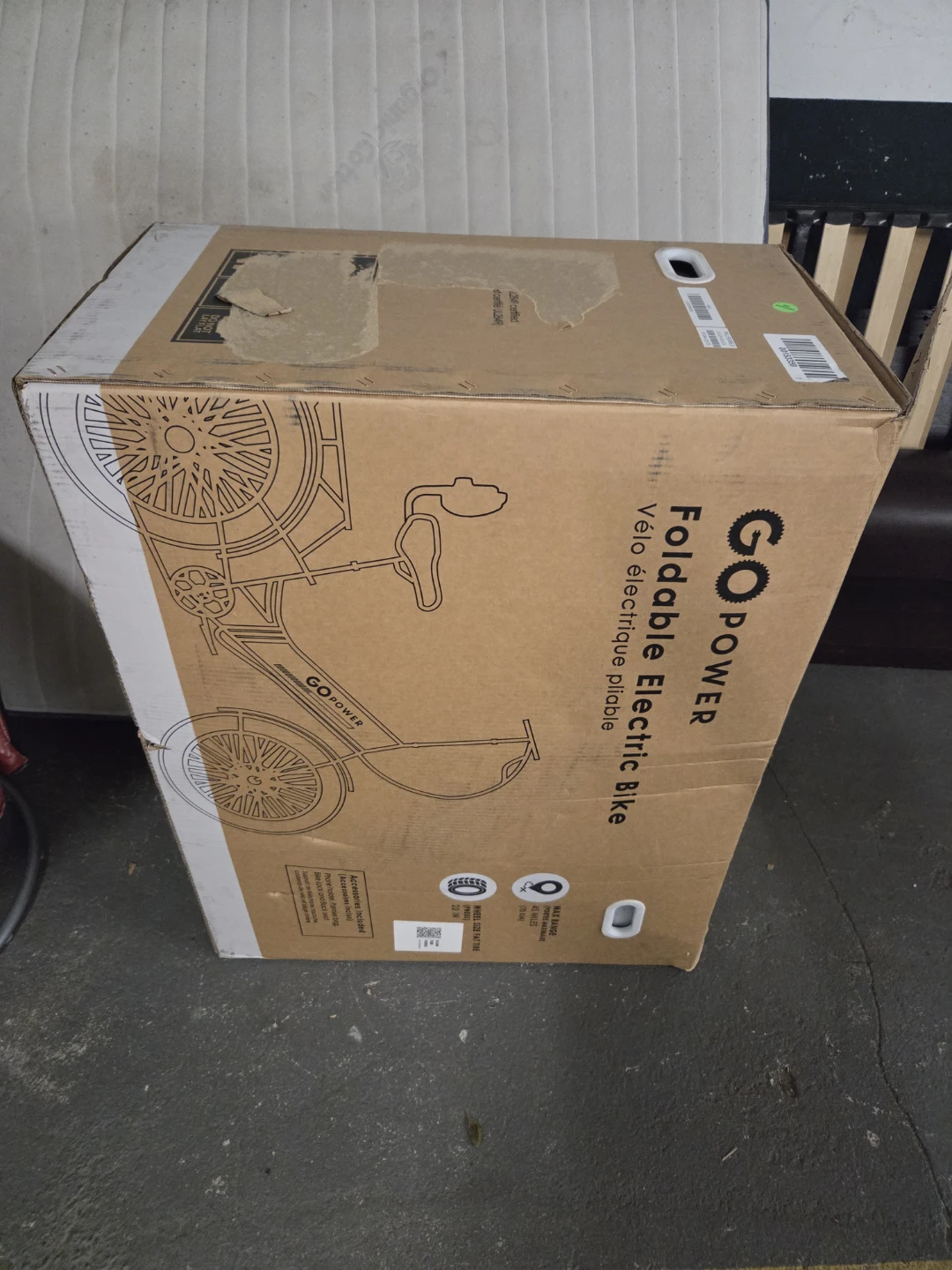 FREE Folding Moving / Bike box + padding