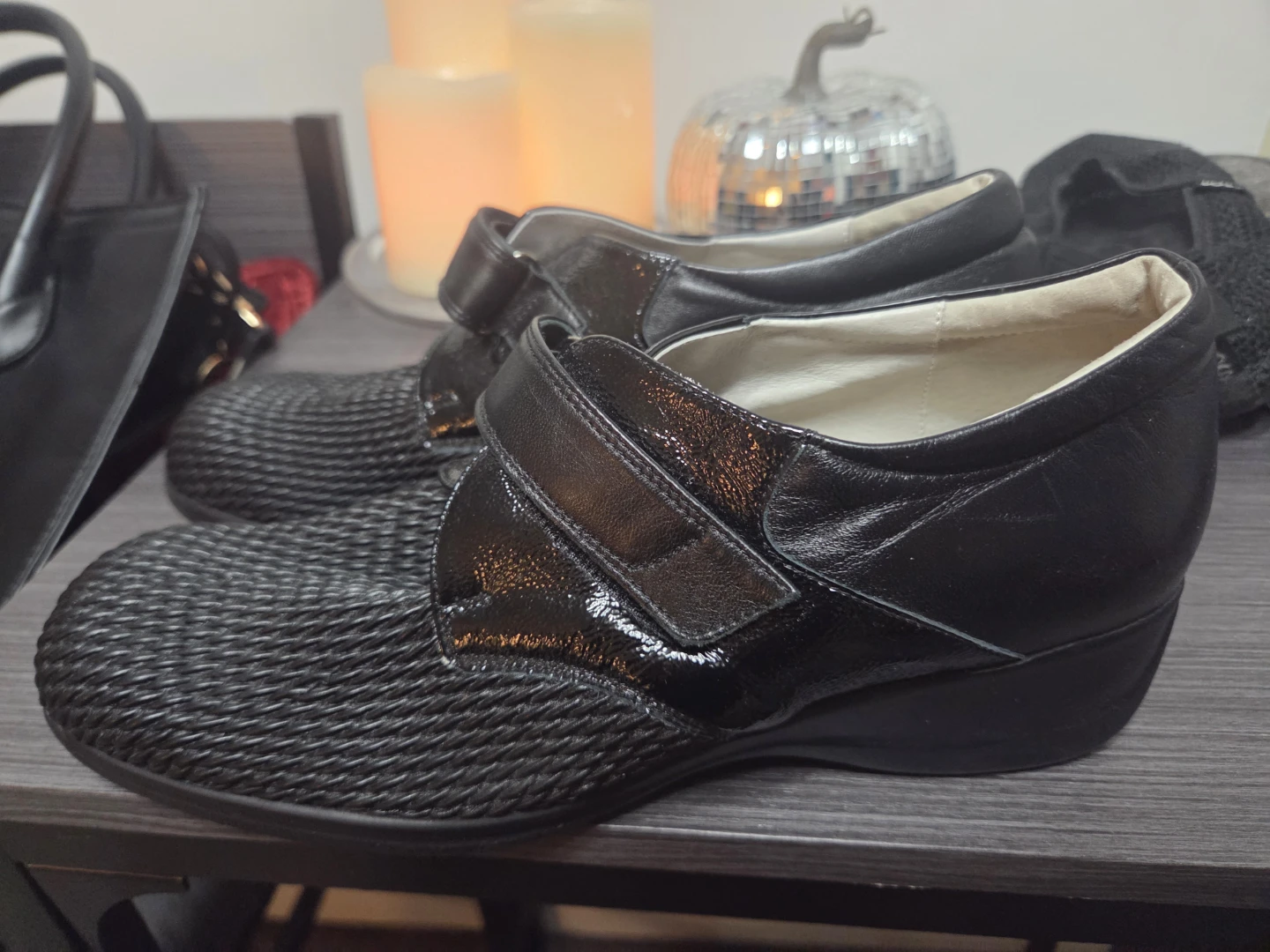 Petite Fleur black shoes sz 10 - photo 2