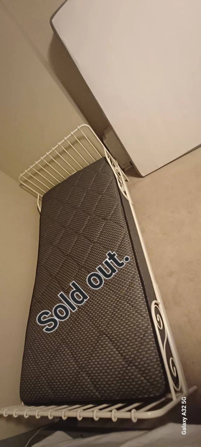 ***Twin Mattress & White Metal Extendable Frame*** - photo 3