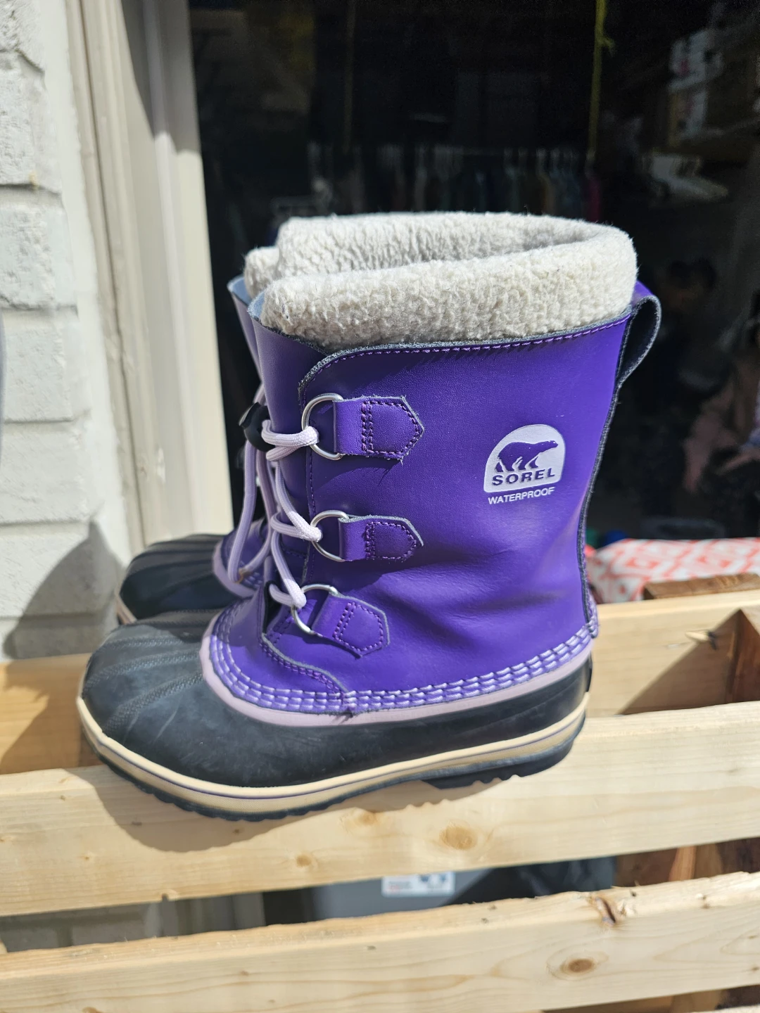 🏈Sorel Waterproof Winter Boots Purple - photo 2