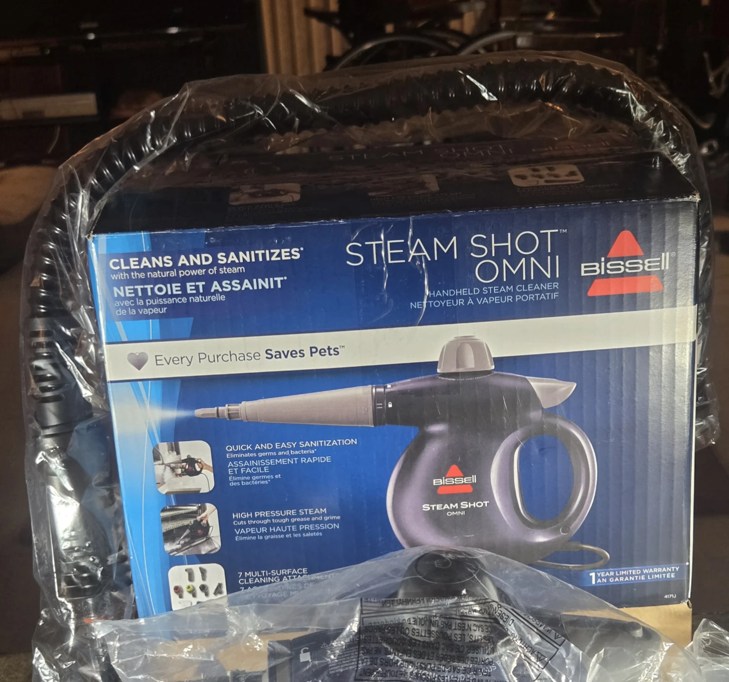 BISSELL handheld Steam Shot Omni Cleaner (Model 4171J). NIB. - photo 4
