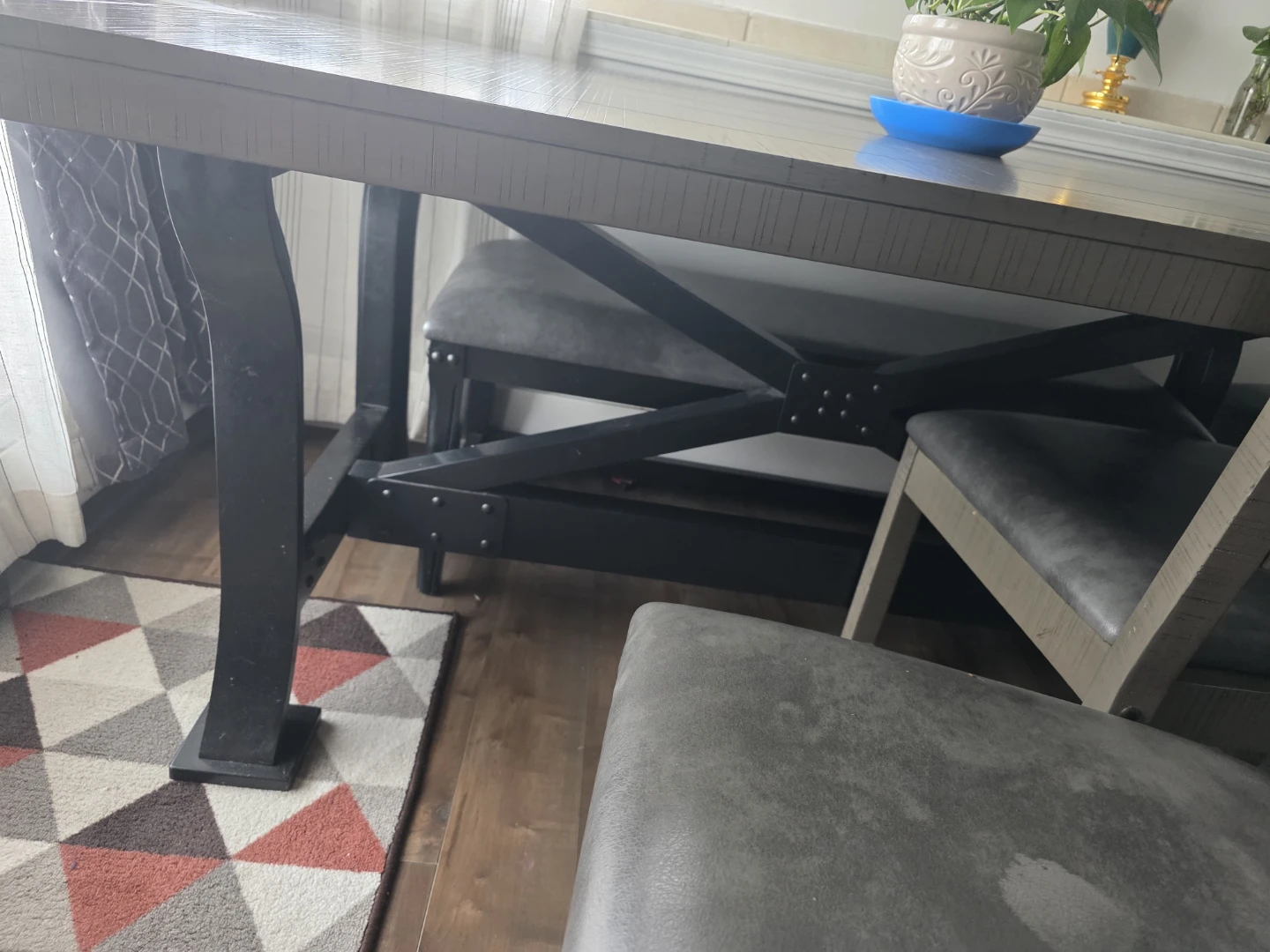 Dinning table with chairs - photo 3
