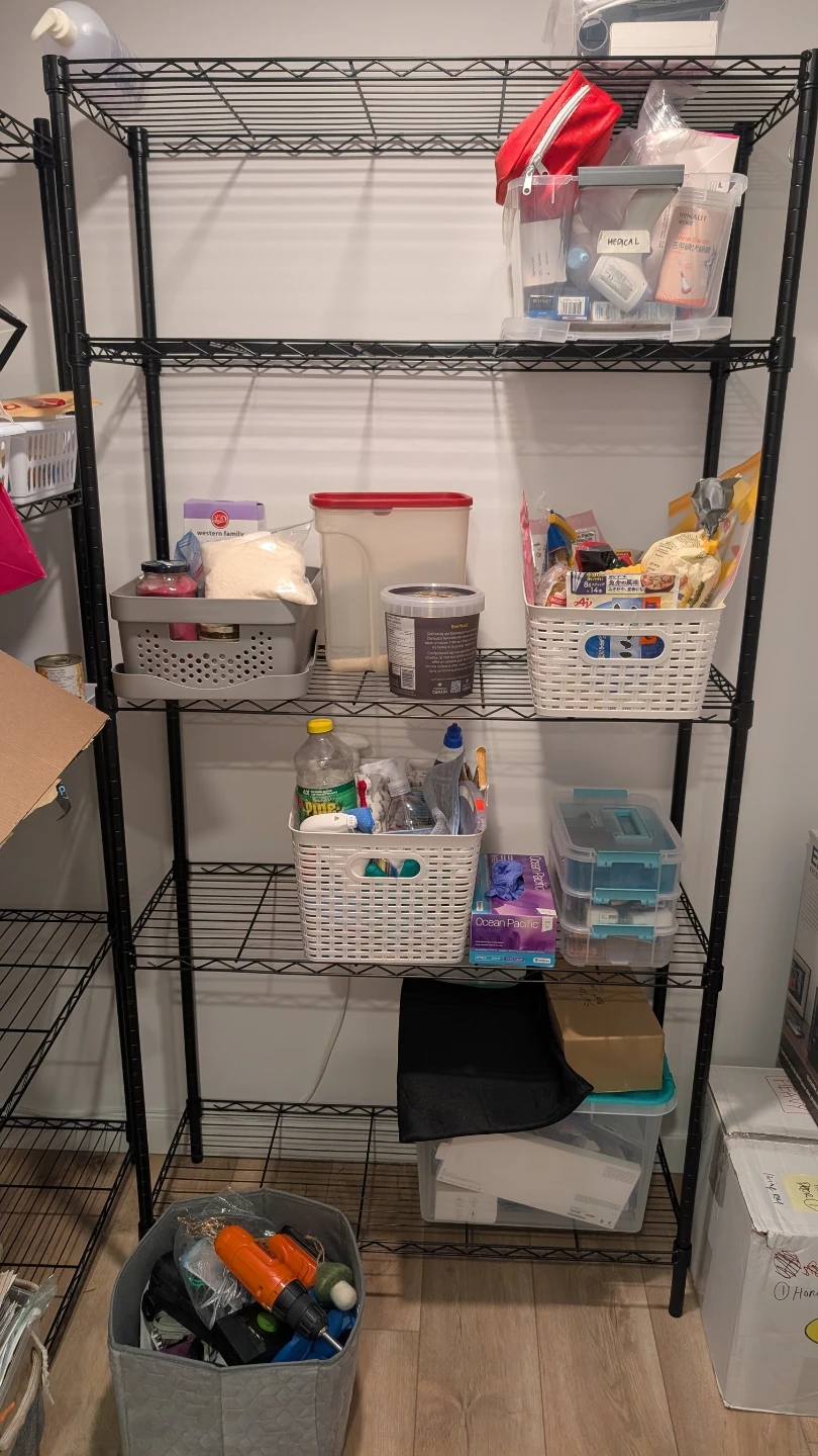 5-Tier Wire Storage Shelving Unit