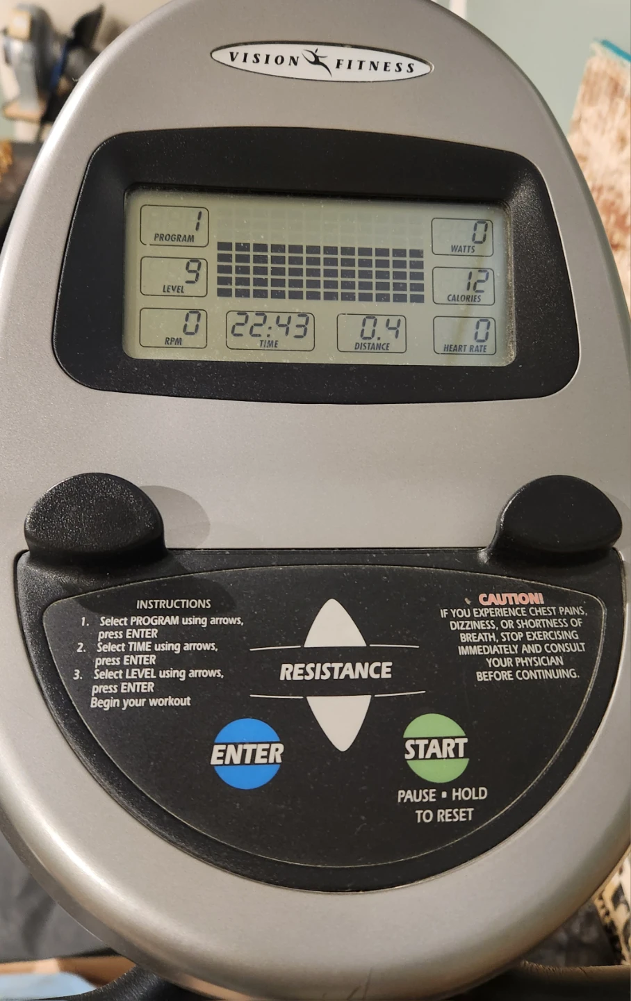 Vision Fitness E1500 Exercise Bike - photo 2