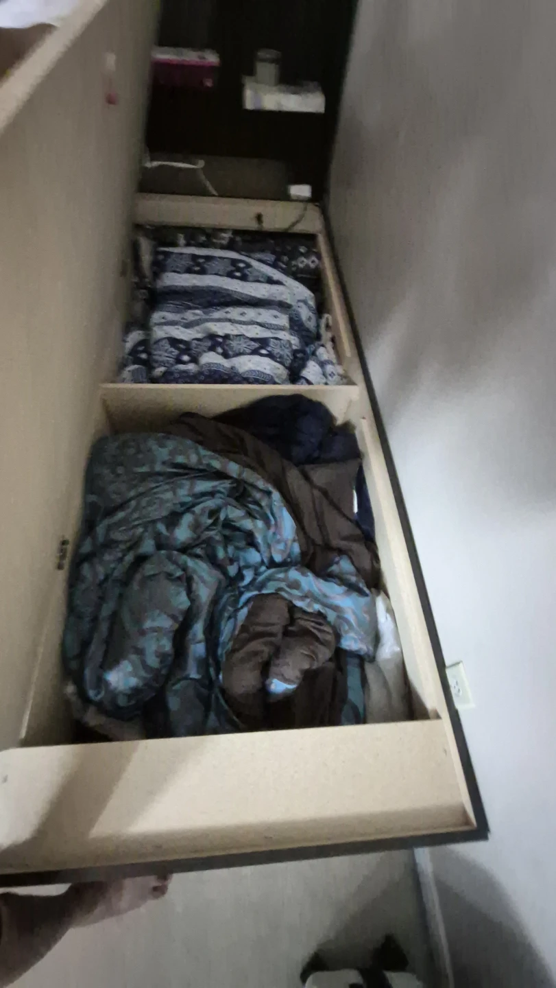Queen storage  bed with Bookcase Headboard - photo 4