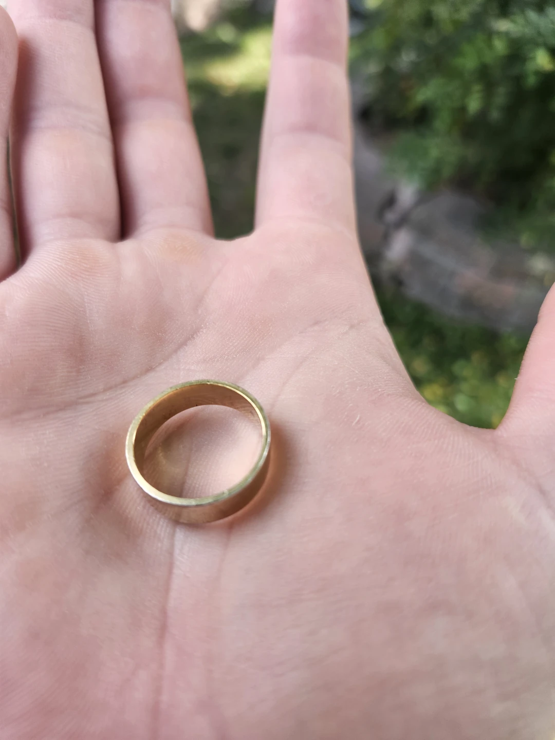 18K gold vermeil ring