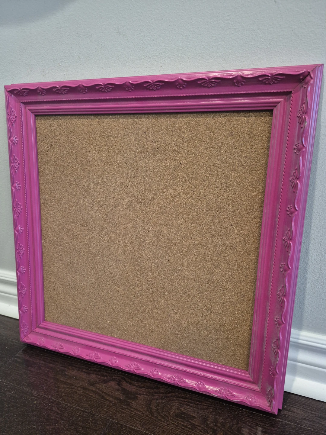 Bright Pink Cork Board 18 x 18 - photo 3