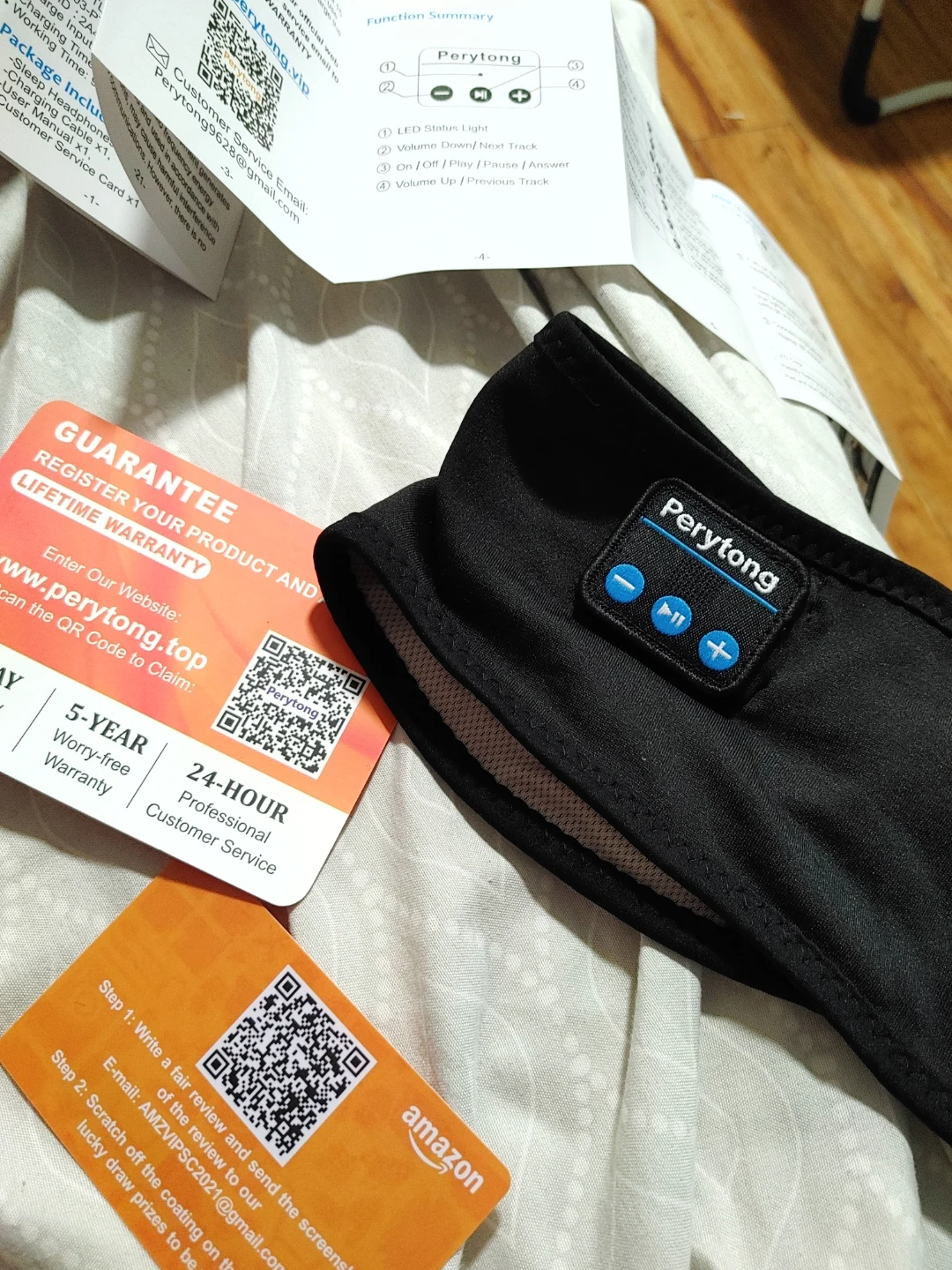 Perytong Sleep Headphones Headband