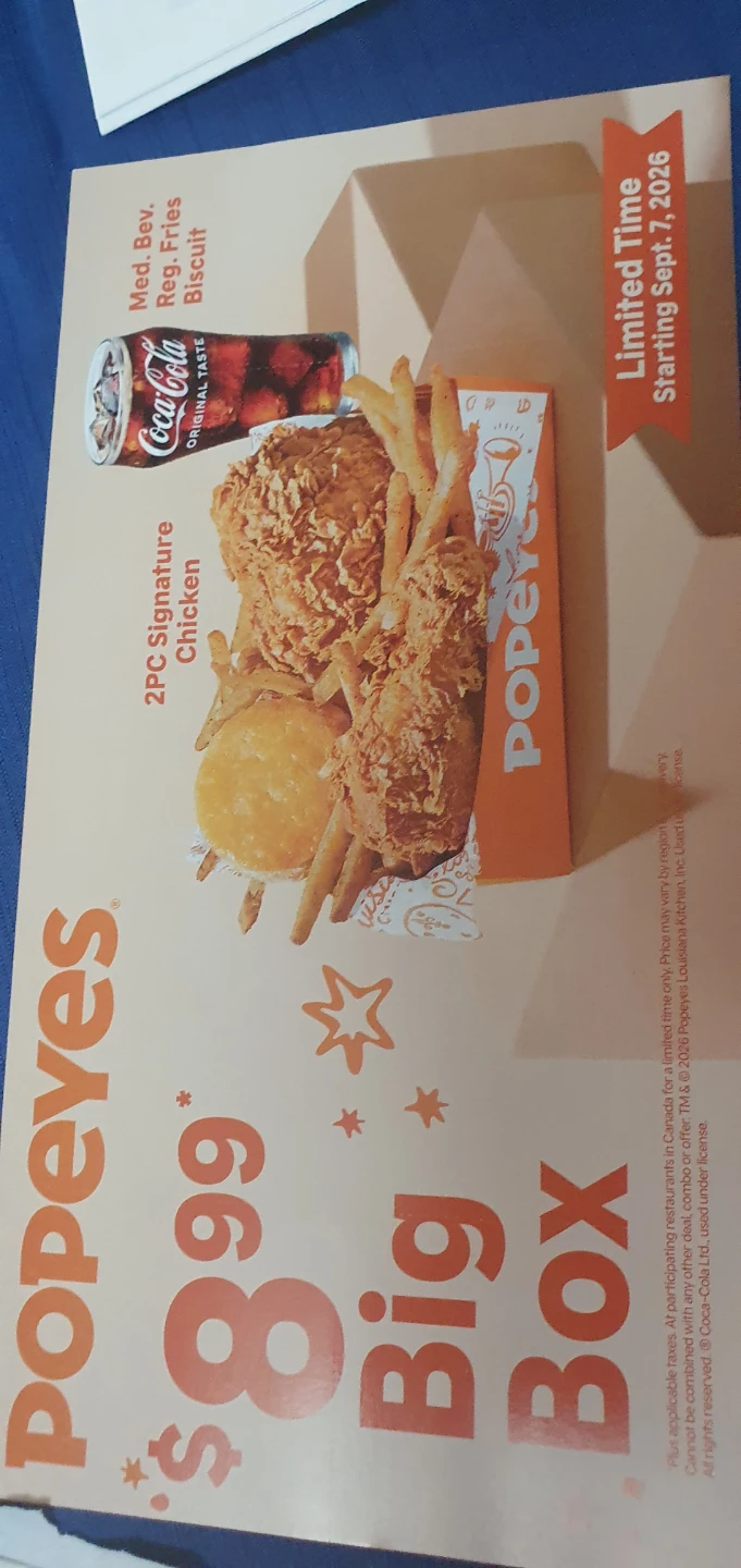 Discount coupons Popeyes, Pizza Pizza, Mcdonalds - photo 2