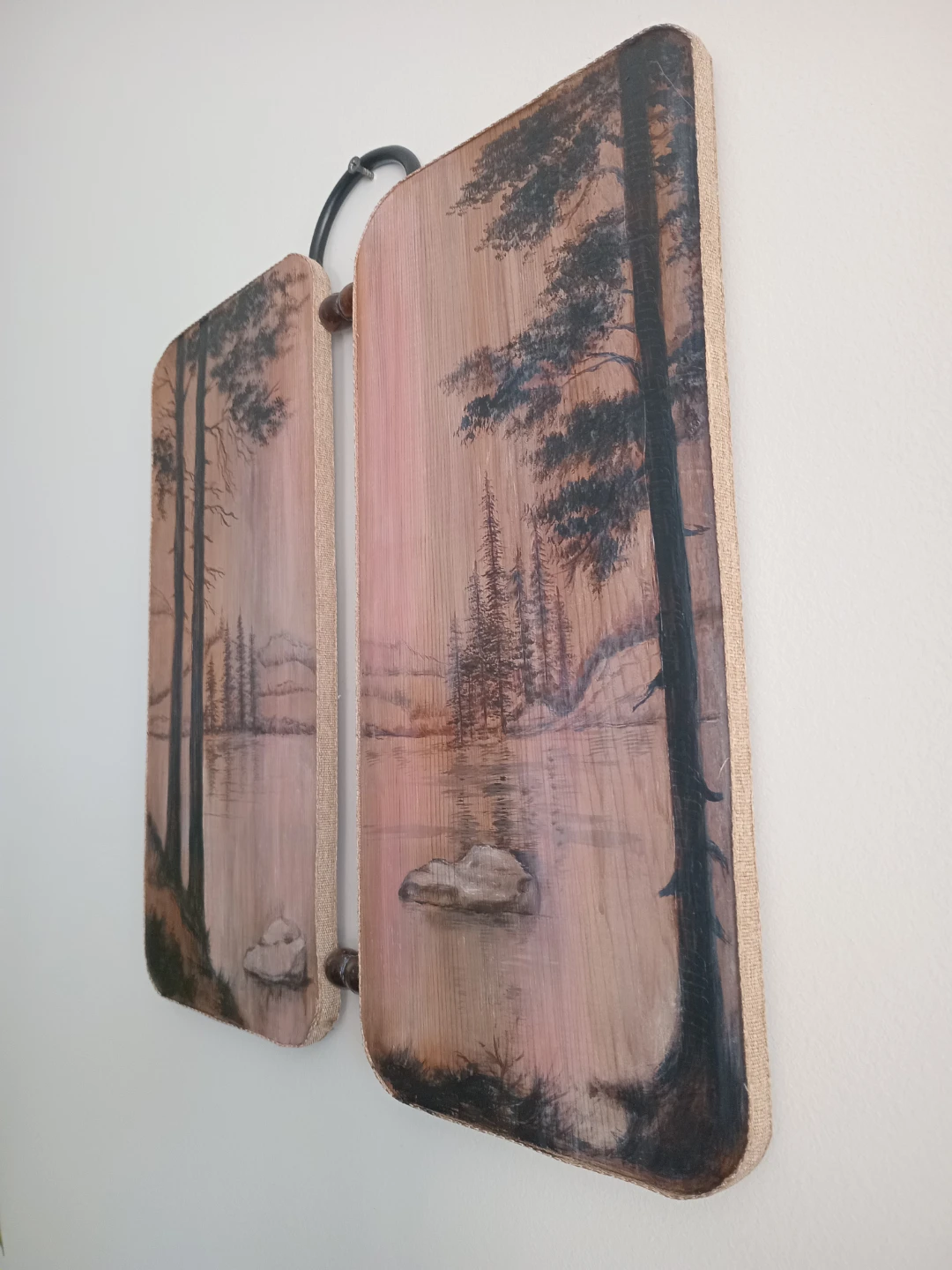 Hand-Painted Wooden Cutting Board Art - photo 2