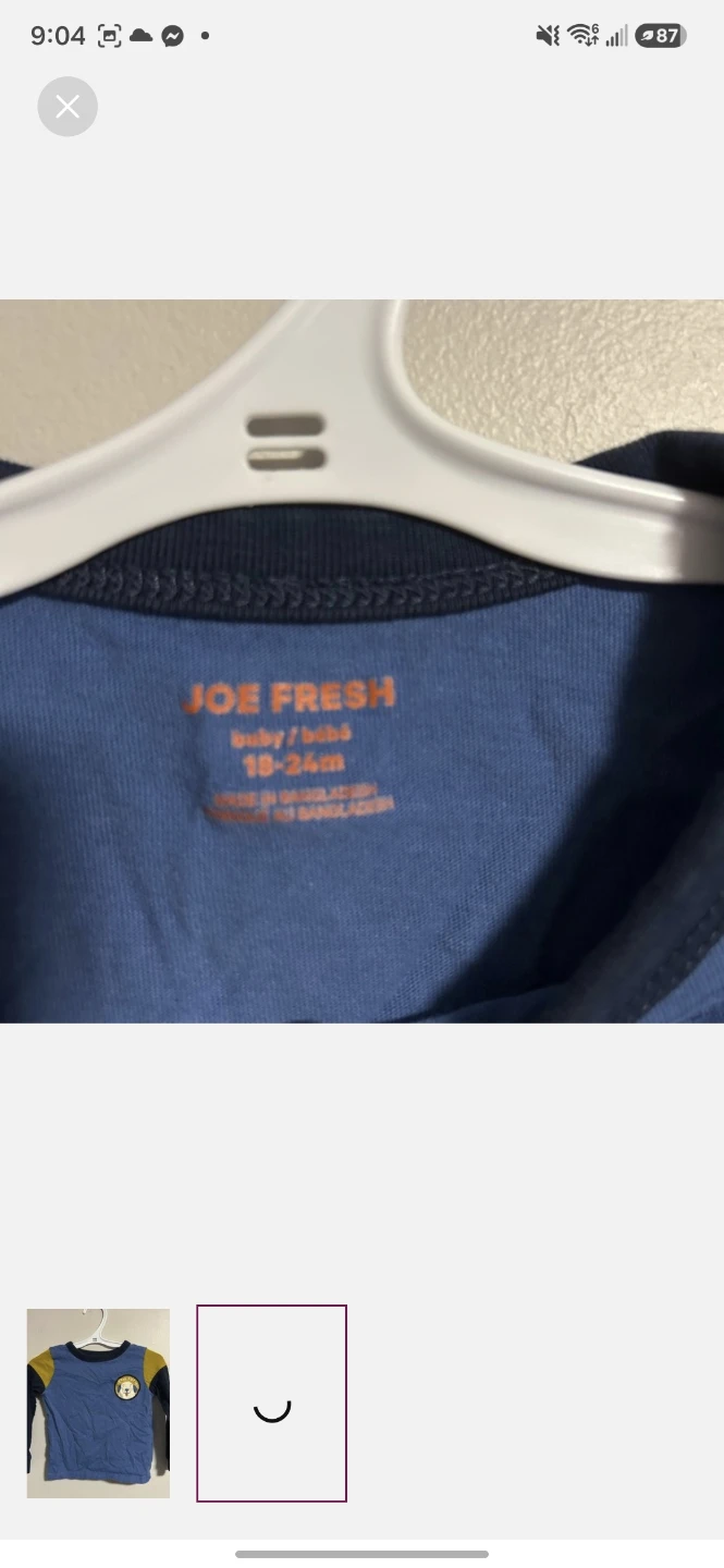 Joe Fresh Little Cutie Long Sleeve Shirt 18-24m - photo 2