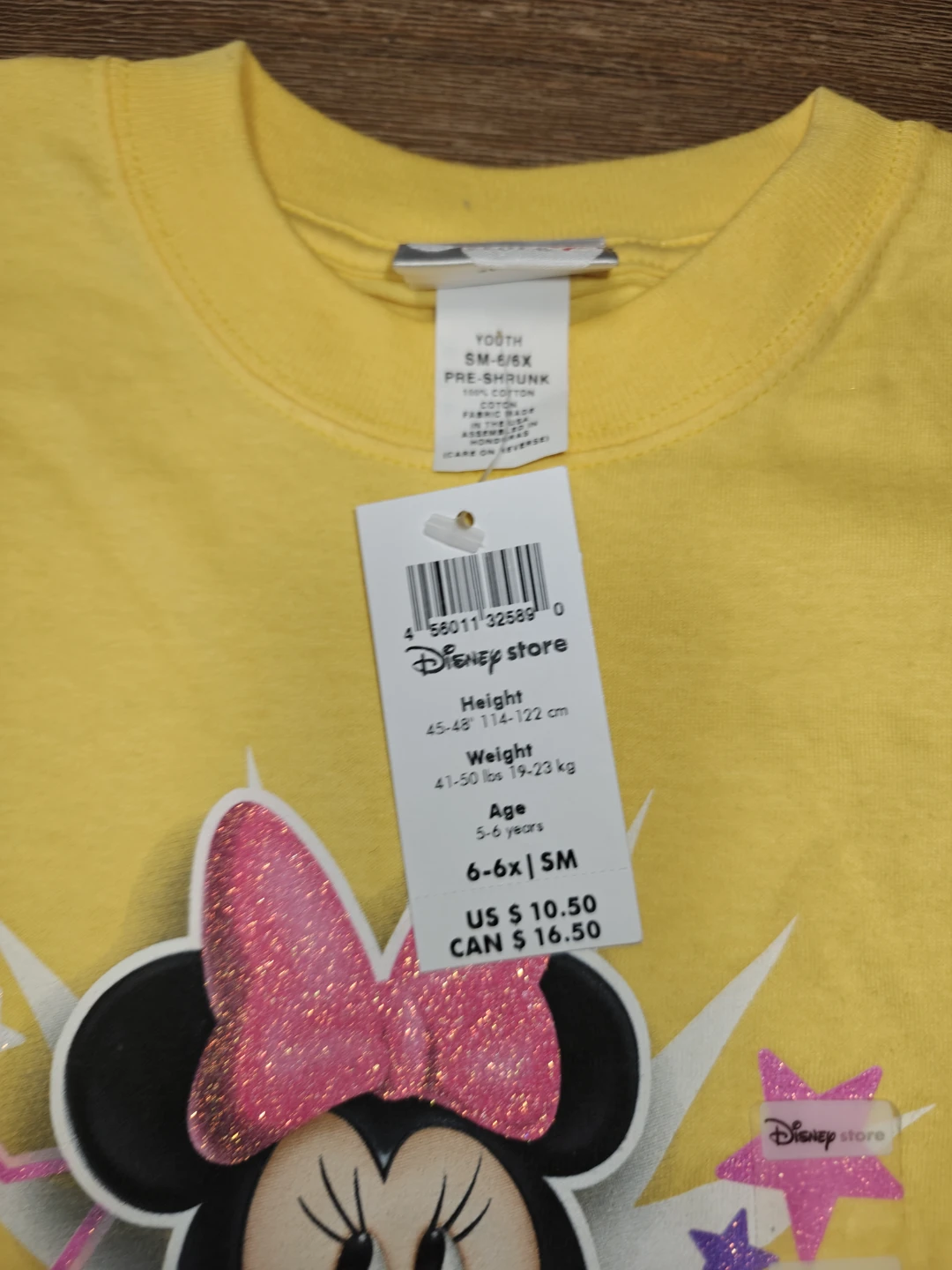 Disney Store Minnie Mouse T-Shirt Size 6-6x - photo 3