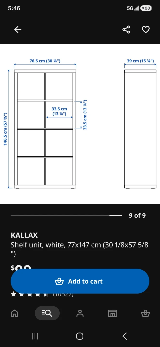 IKEA KALLAX Shelf Unit birch - photo 2