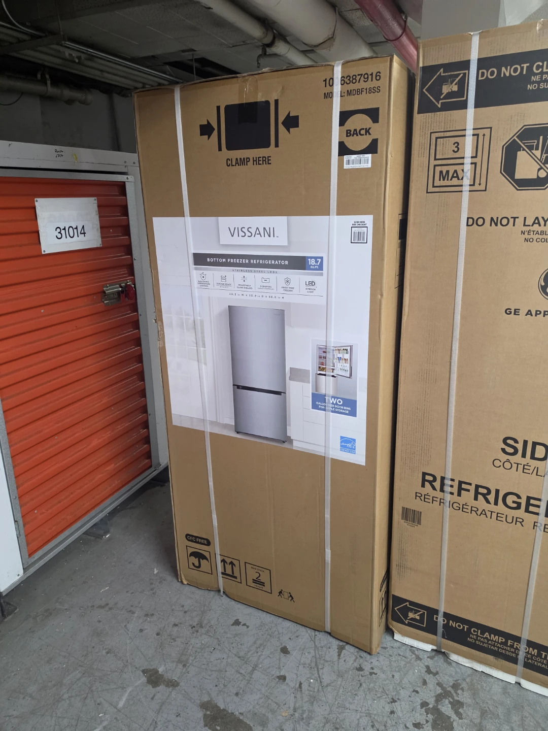 New VISSANI 30in wide Bottom Freezer Refrigerator - photo 2