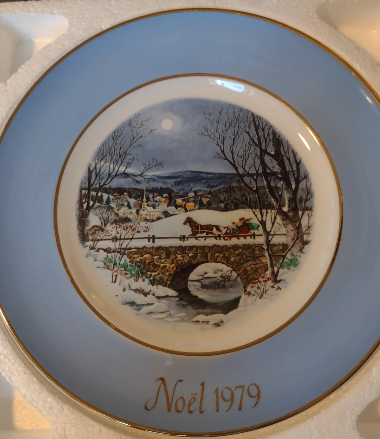 Haviland Limoges Noël 1979 Collector Plate