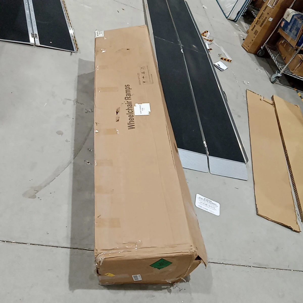 12FT Portable Aluminum Folding Wheelchair Ramp - photo 2
