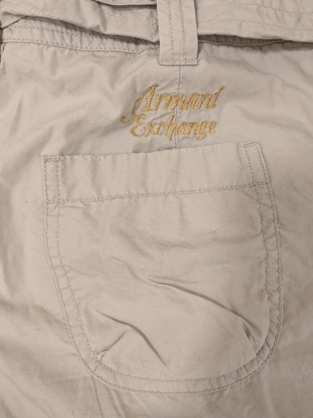 Armani Exchange Beige Shorts Size 4 - photo 3
