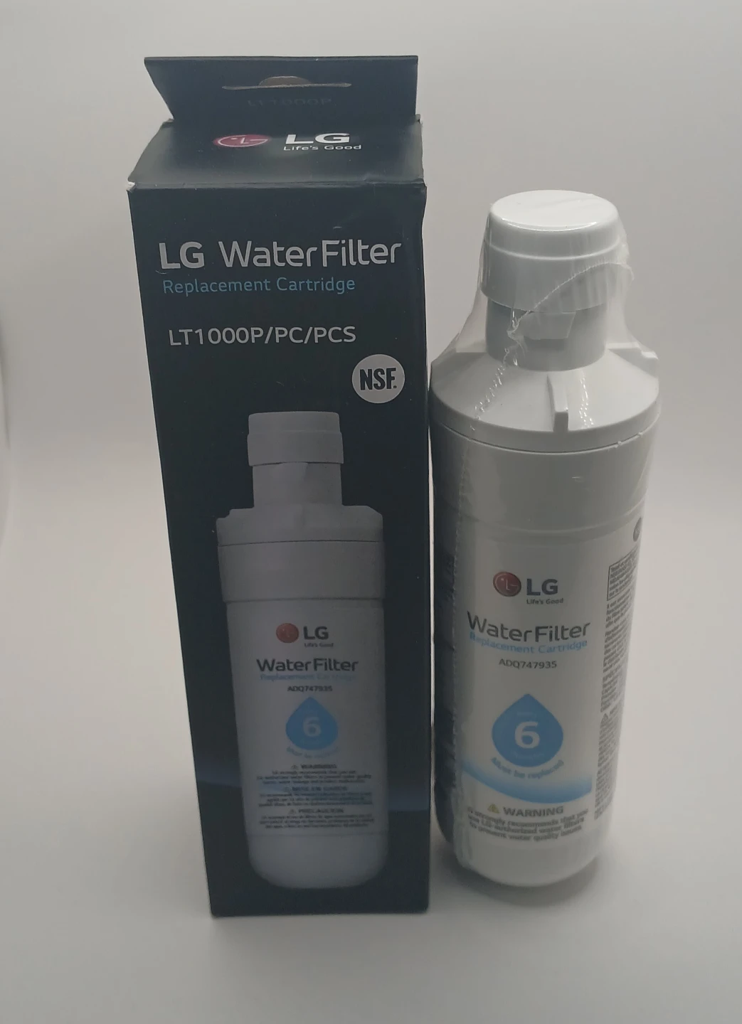 LG Water Filter Replacement Cartridge LT1000P/PC/PCS ADQ747935
