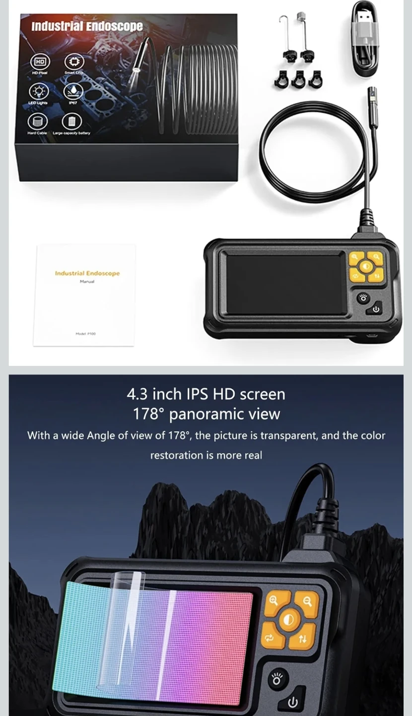 New endoscope boasts a Double camera design, adjustable 8 - photo 2