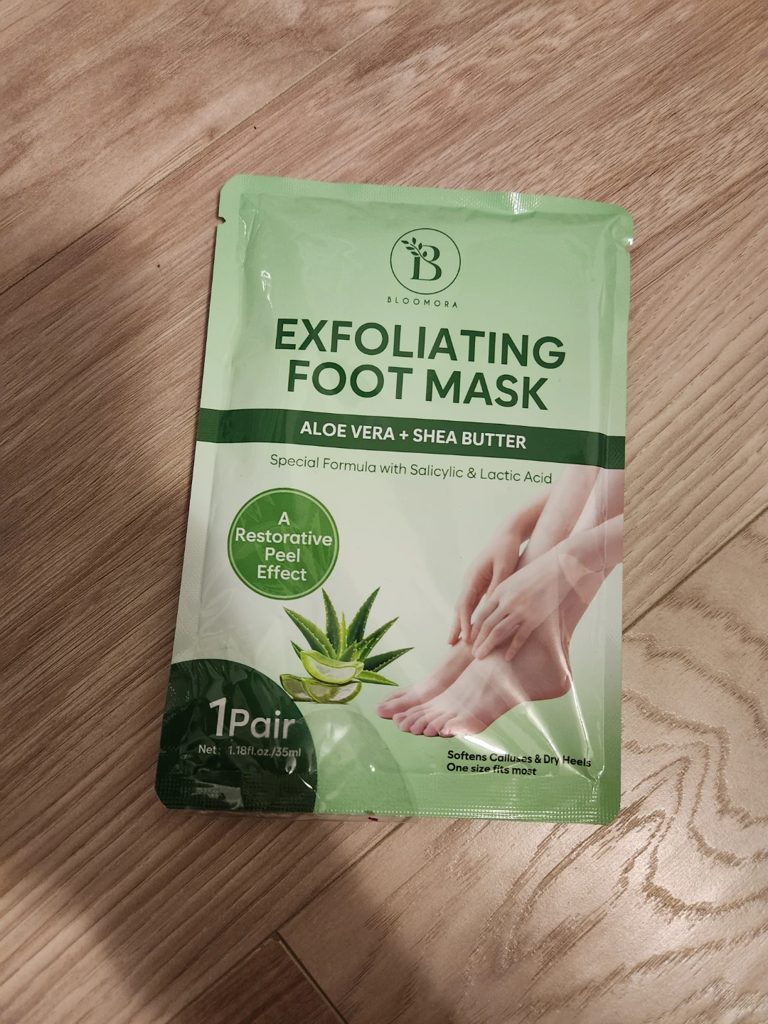 Bloomora Exfoliating Foot Mask 🏈