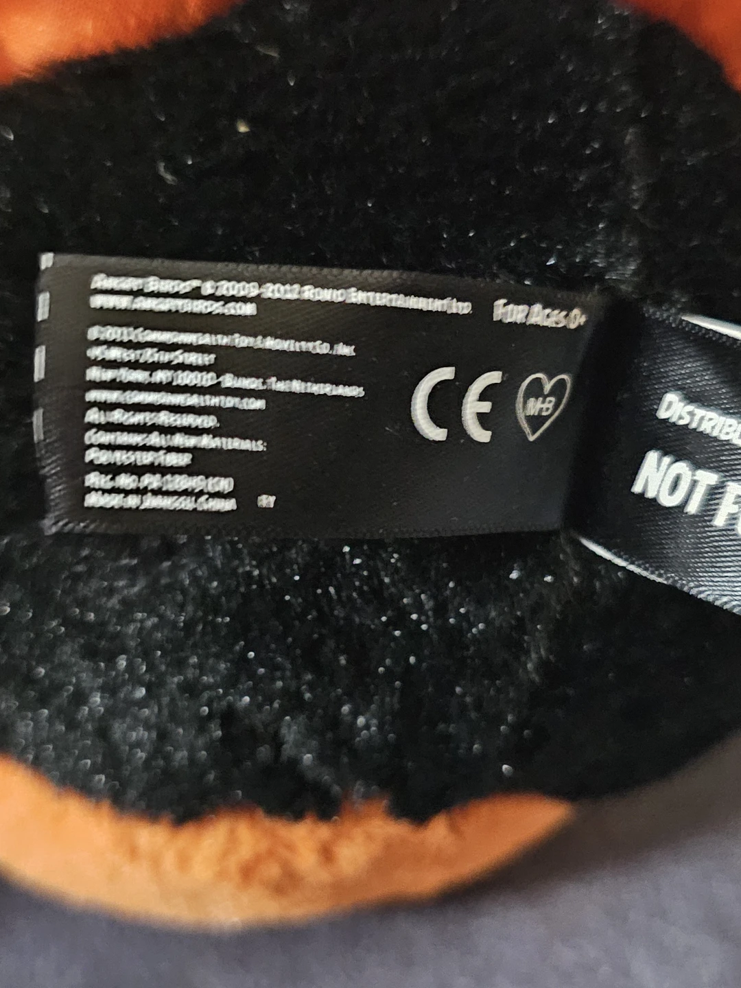 Angry Birds Black Bomb Bird Plush Toy - photo 3