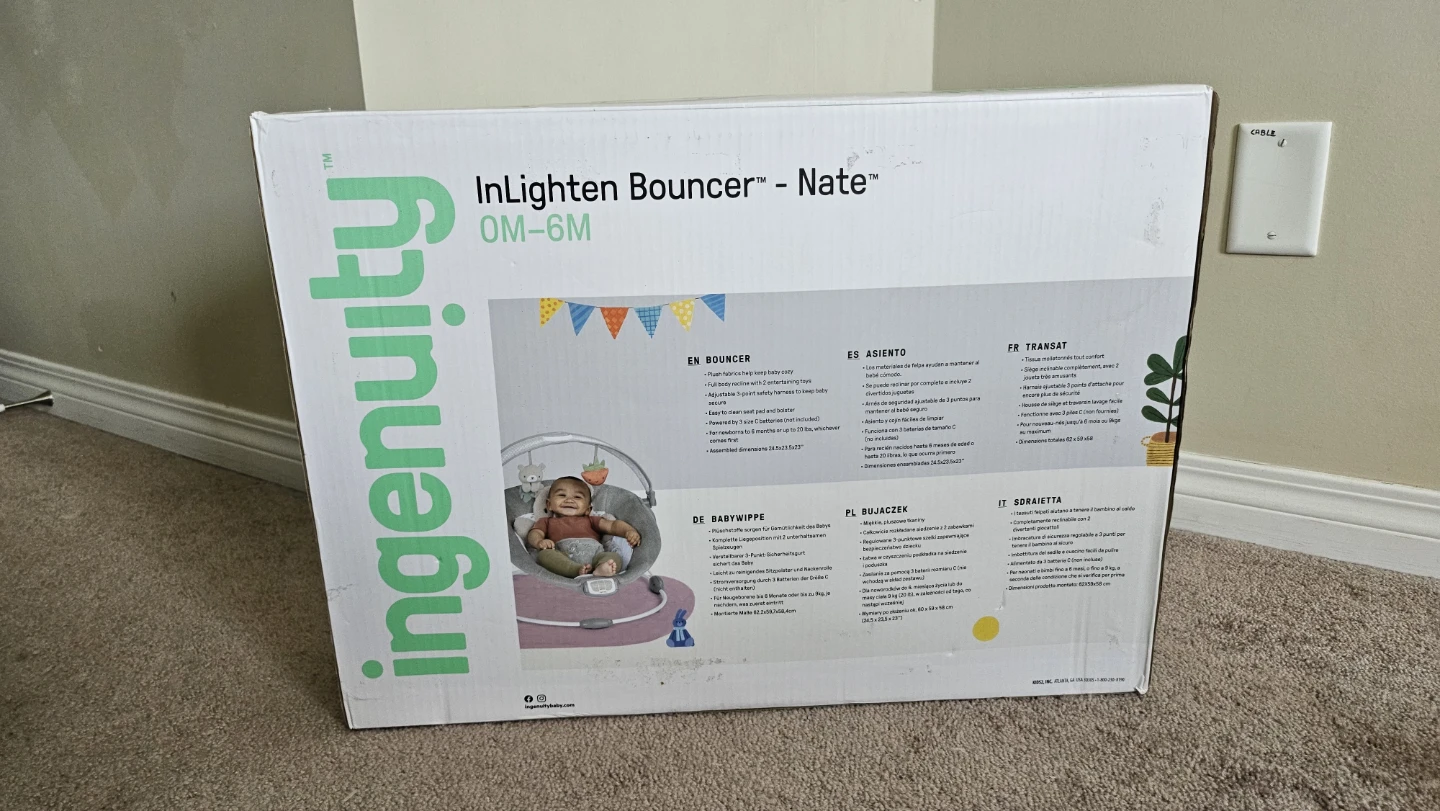 Ingenuity InLighten Bouncer - Nate - photo 4