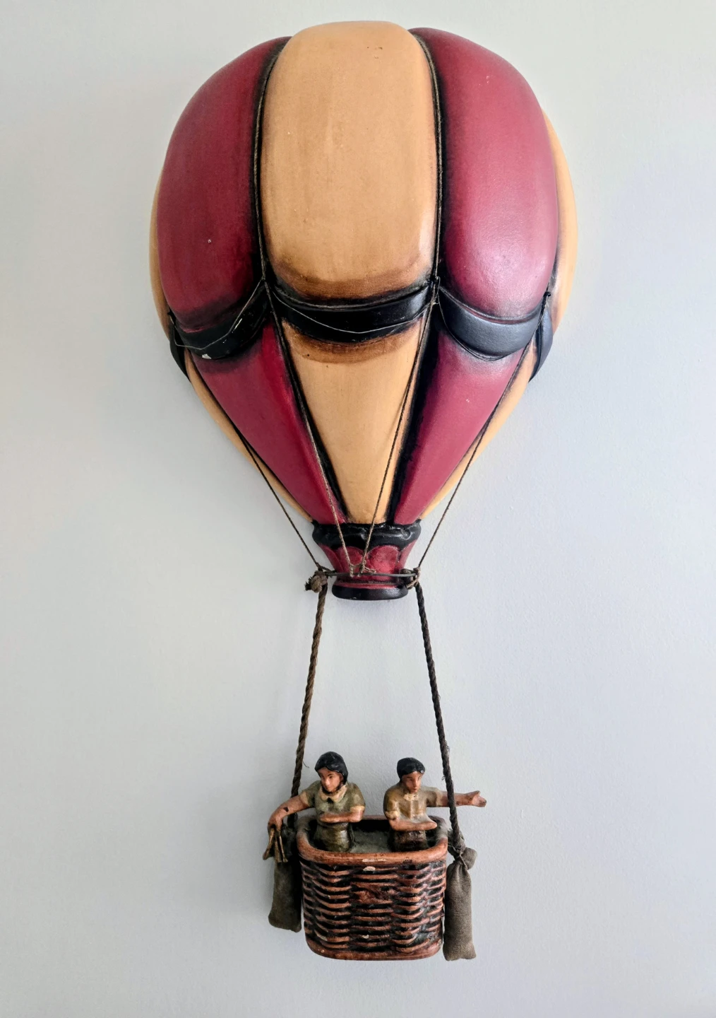 Rare 1970's Large 24" Hot Air Balloon Allan Agohob