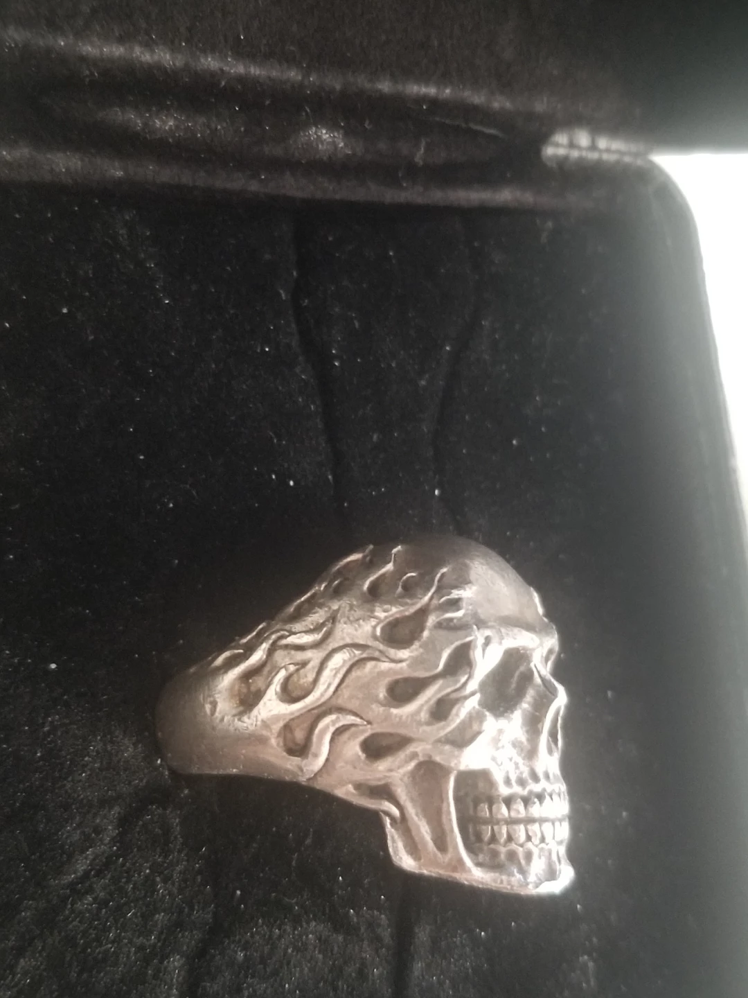 Travis Barker C+C 925 sterling silver Skull Ring - photo 3