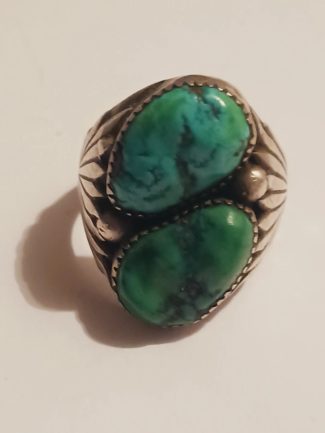 RLB Robert & Bernice Leekya Native American Zuni Sterling Ring - photo 4