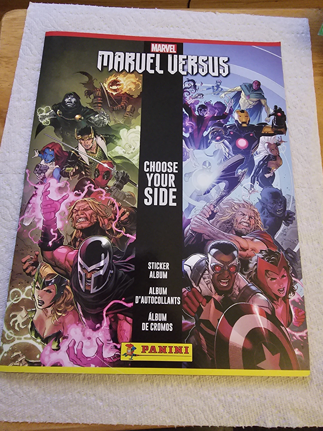 Panini Marvel Versus Sticker Album