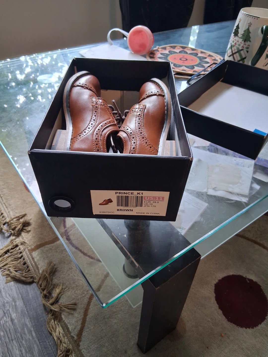 Bruno Marc Prince K1 Brown Dress Shoes Size 11 - photo 5