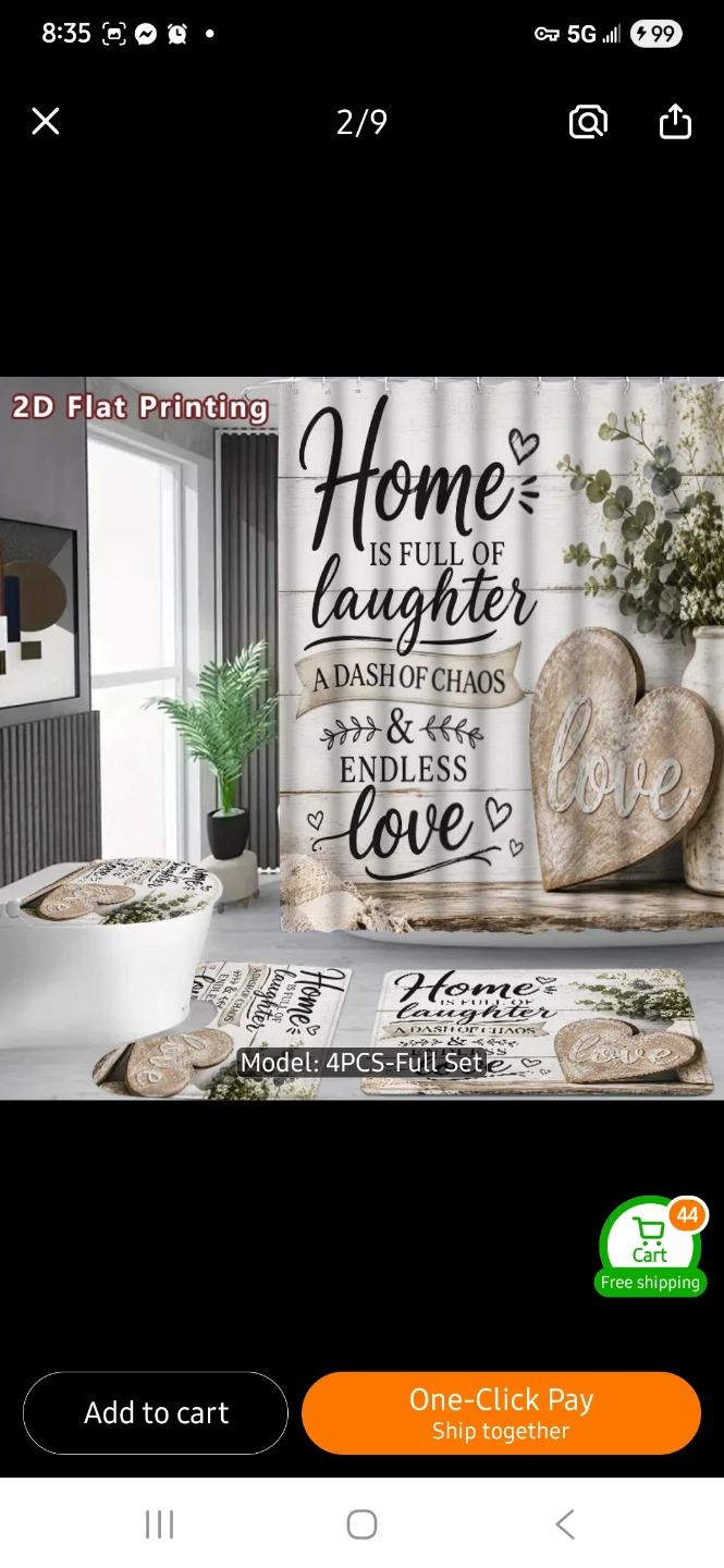 NEW Home Decor 4-Piece Bathroom Set - photo 3
