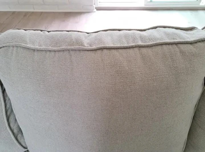 Light gray sectional sofa with matching ottoman - photo 3