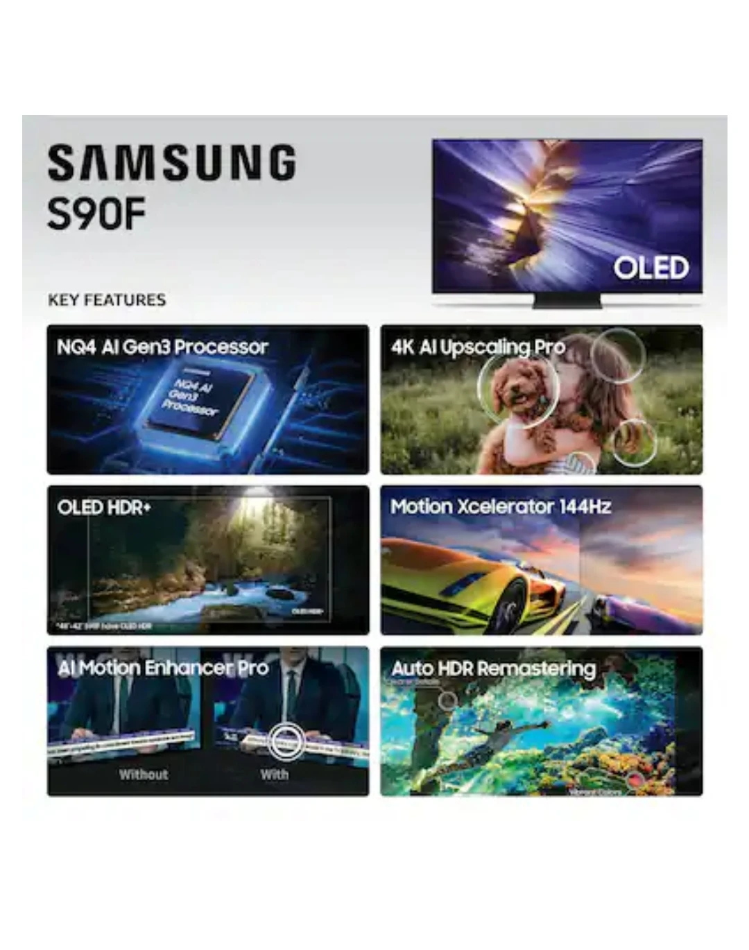 Samsung 55-inch S90F OLED 4K TV " NEW " - photo 2