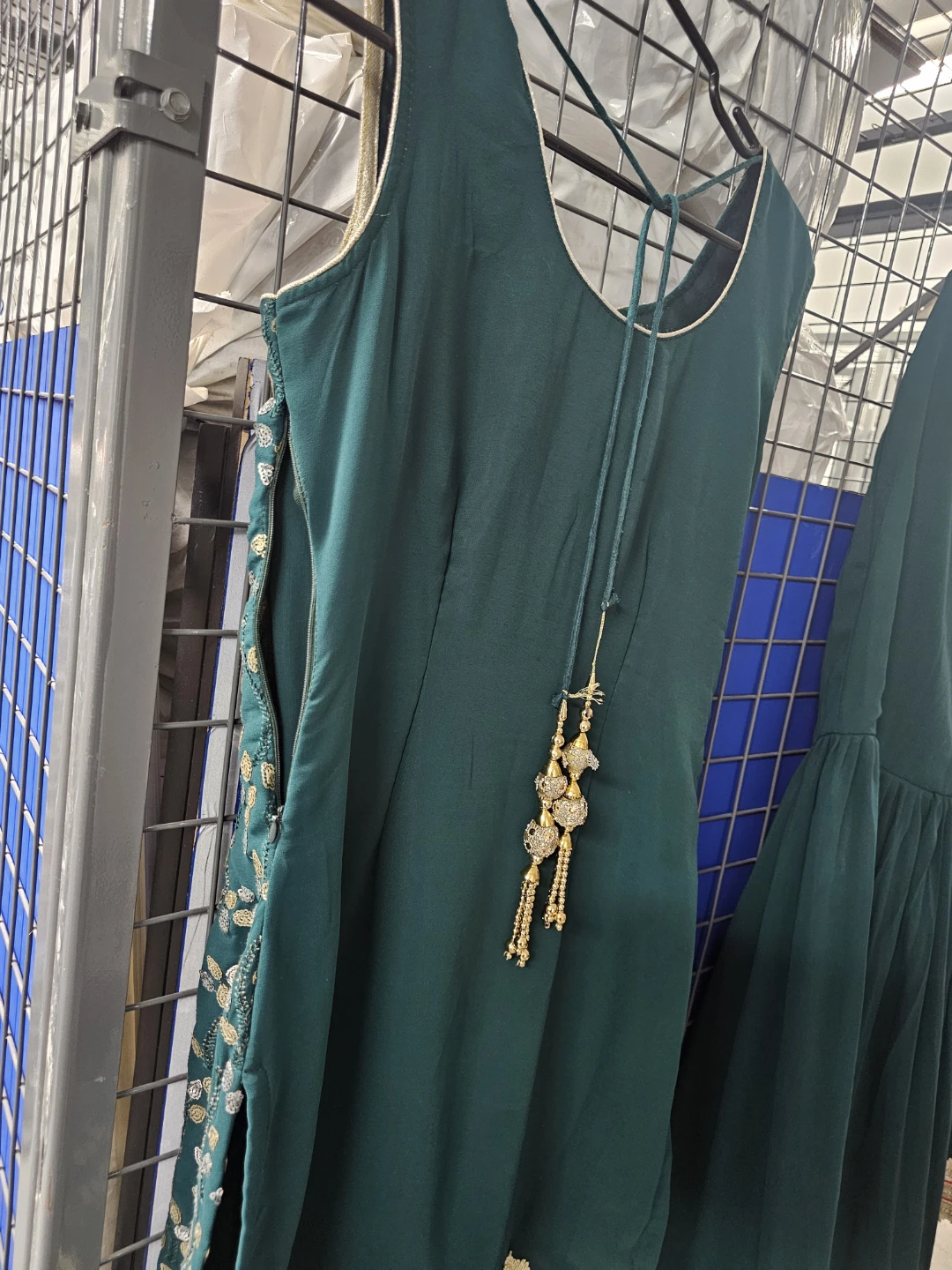 Dark Green Traditional Three-Piece Outfit - photo 4