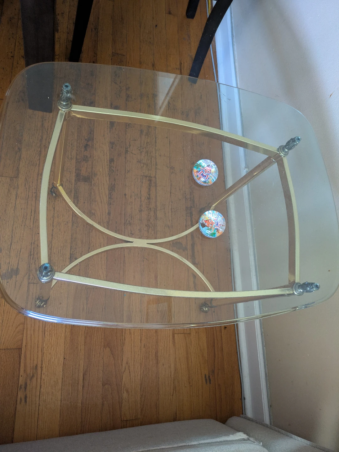 IKEA Vallentuna Modular Storage Sofa/two glass side  table - photo 4