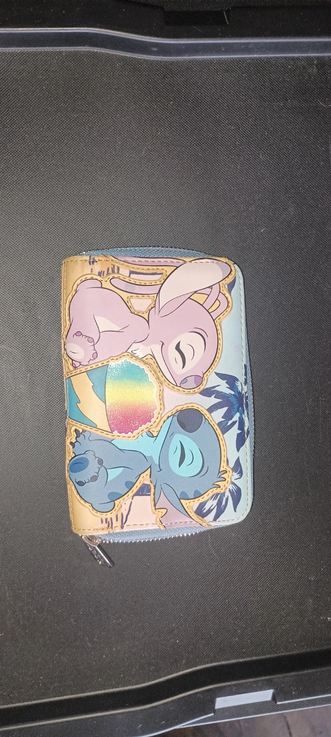Disney Loungefly Stitch and Angel Backpack and Wallet Set - photo 3