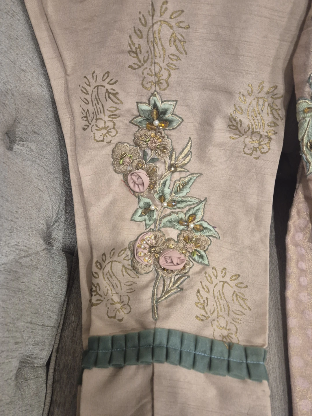 Brand new Pink Embroidered Traditional Salwar Kameez - photo 5