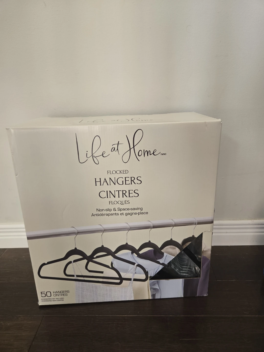 New Flocked Hangers - 50 Count