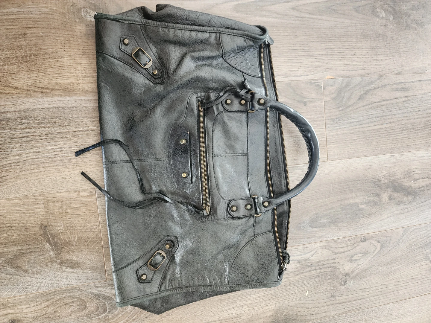 Balenciaga Black Leather Handbag - photo 2