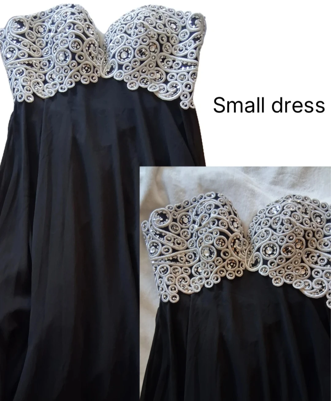 Two women's dresses (Blue XL and Black S)