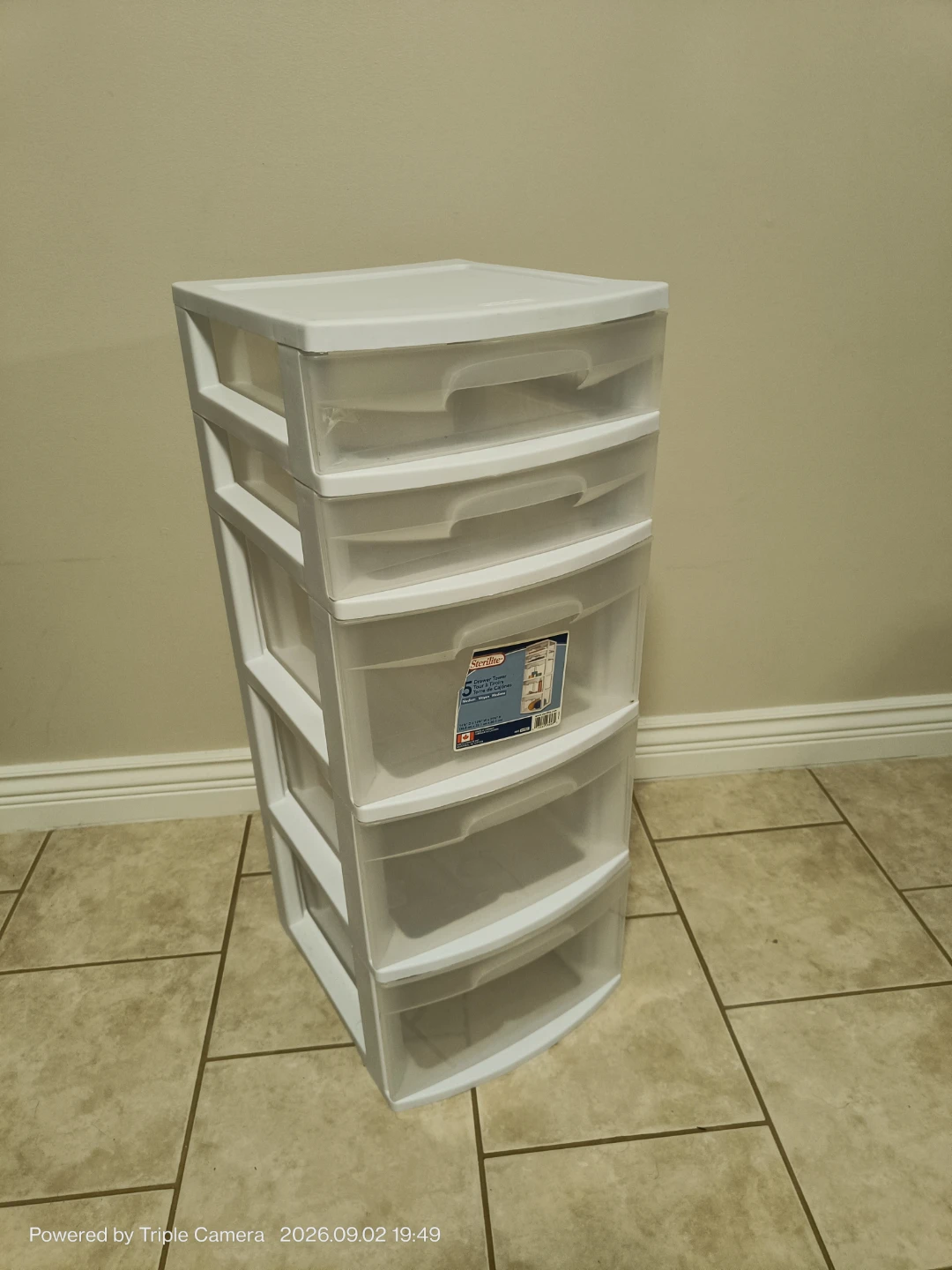 Sterilite 5-Drawer Unit