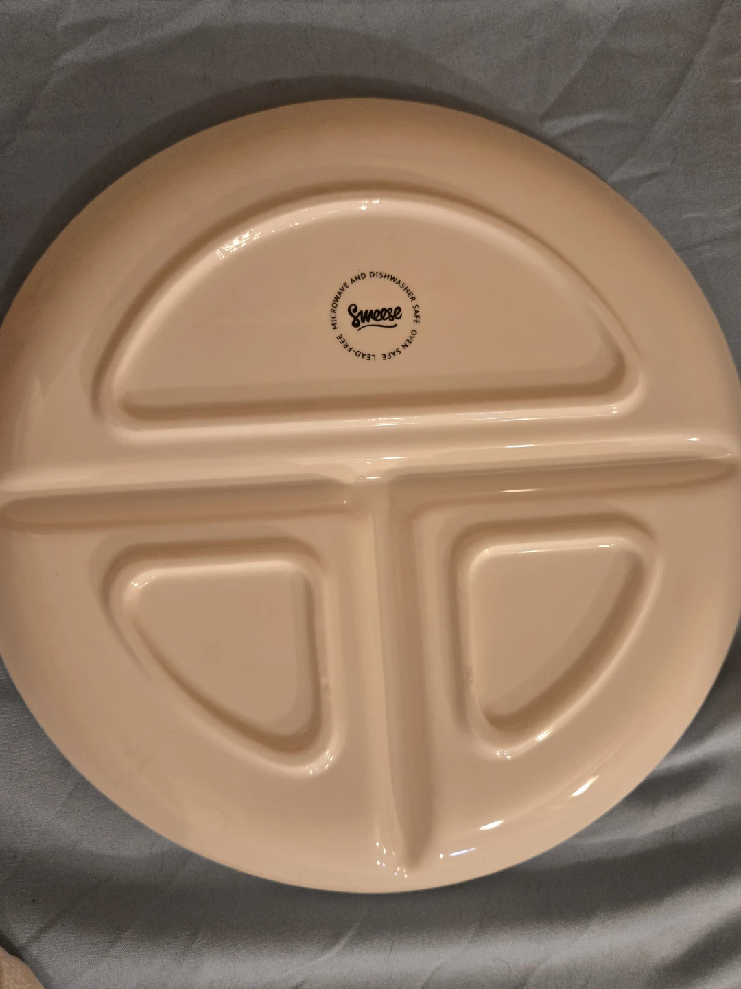 Sweese Porcelain Divided Dinner Plates Pair - photo 2