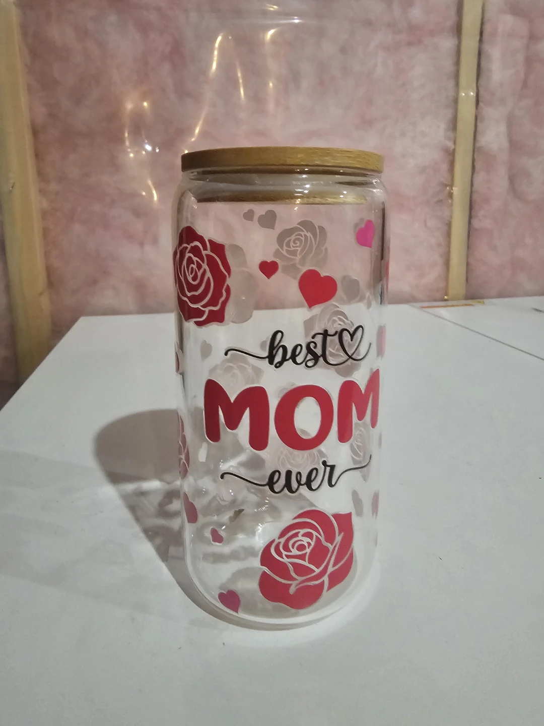 Best Mom Ever Glass tumbler - photo 3