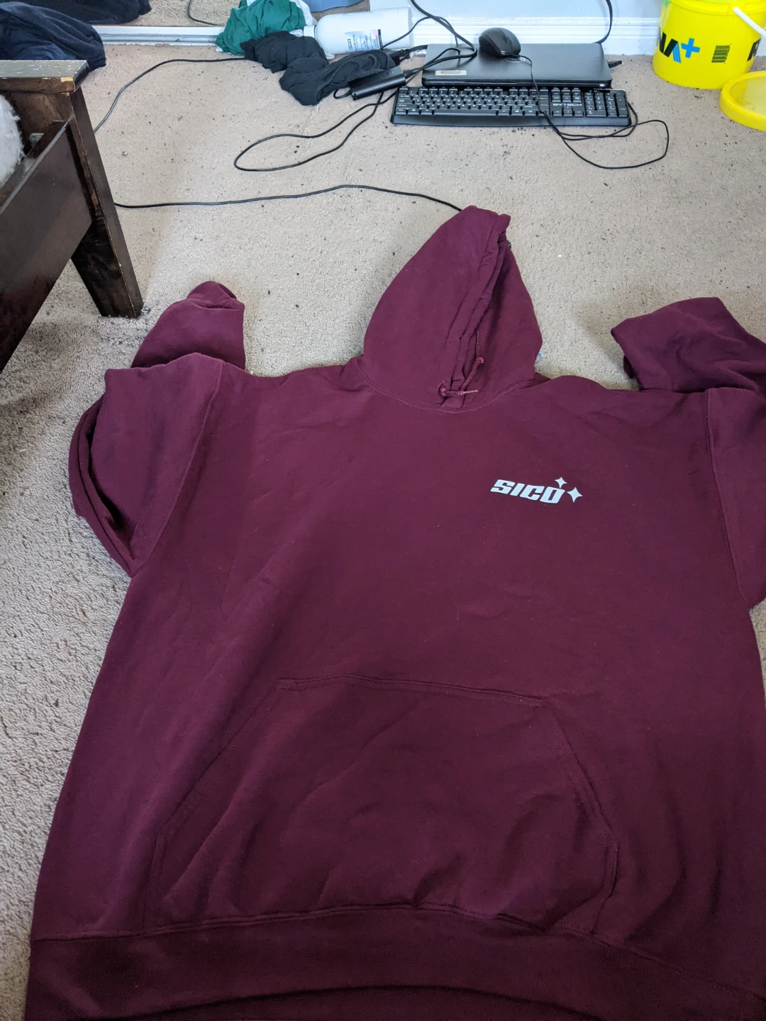 SICO Maroon Pullover Hoodie - photo 4