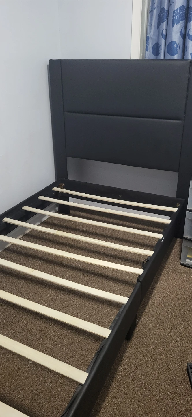 2 Black Twin Bed Frame