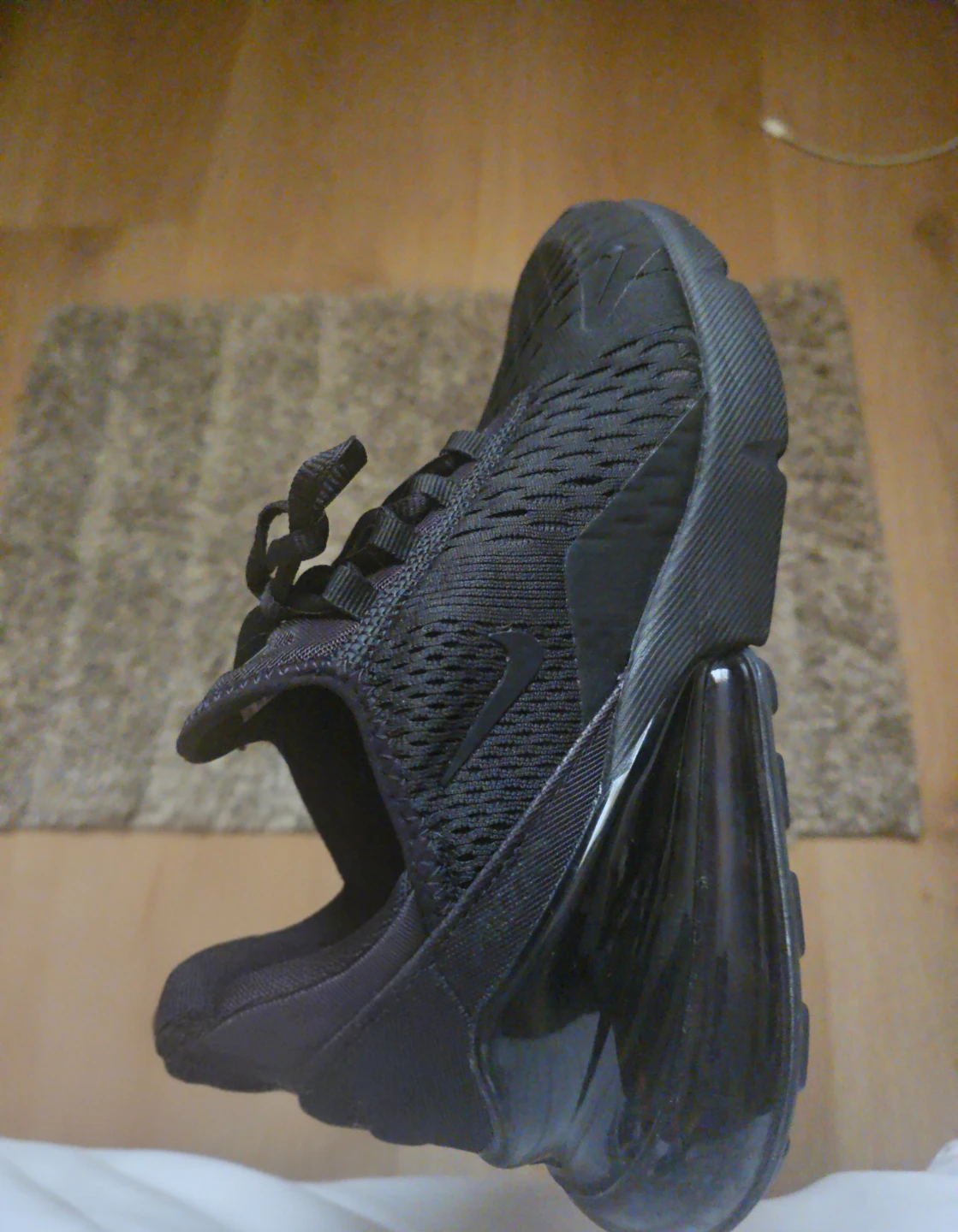 Nike Air Max 270 Black Sneakers - Size 6.5 US