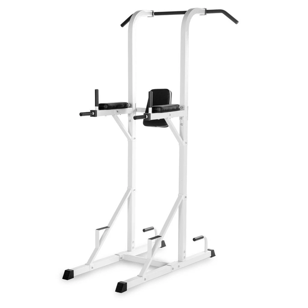 White Power Tower Pull Up Station