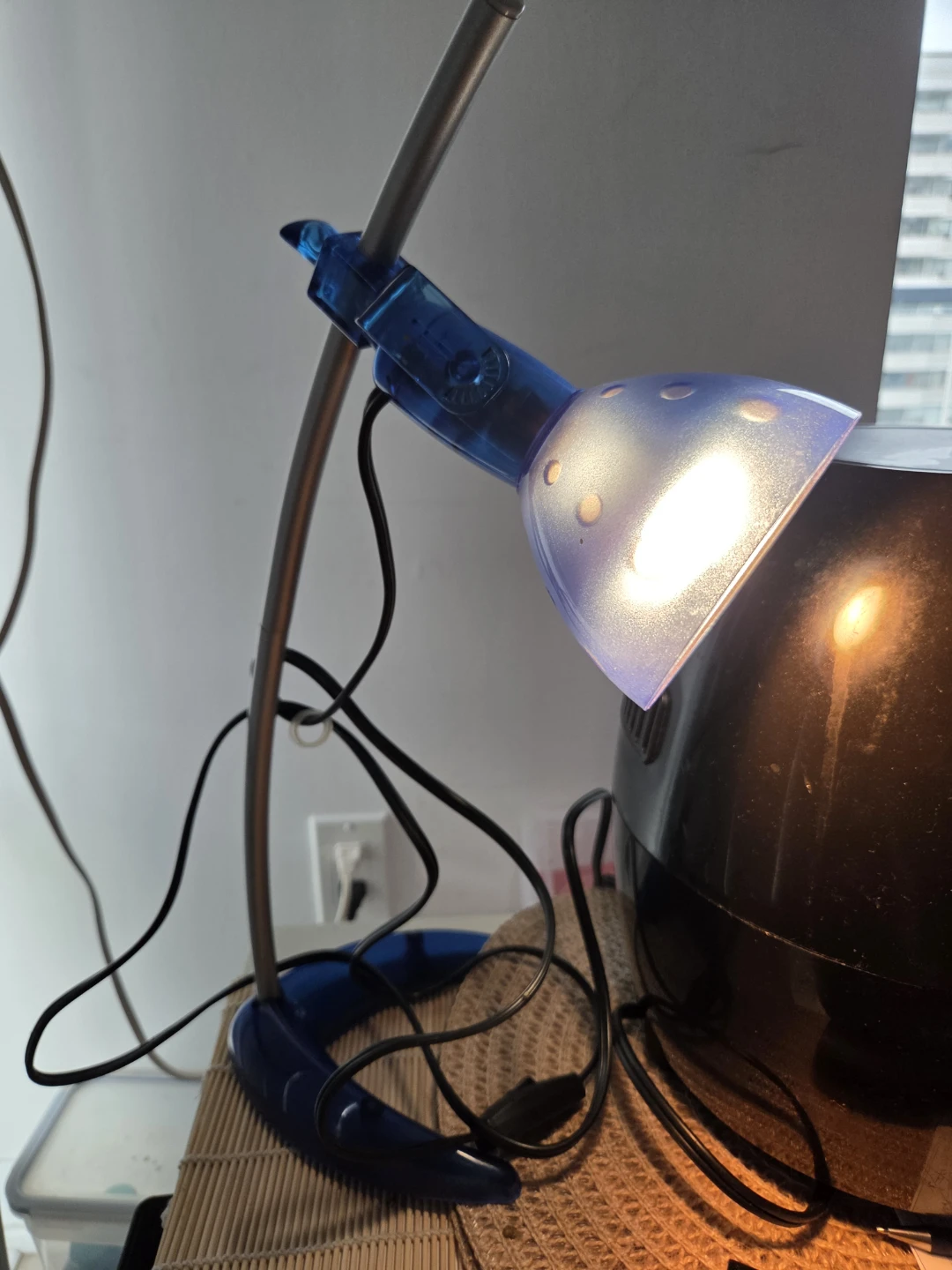 Blue Adjustable Desk Lamp