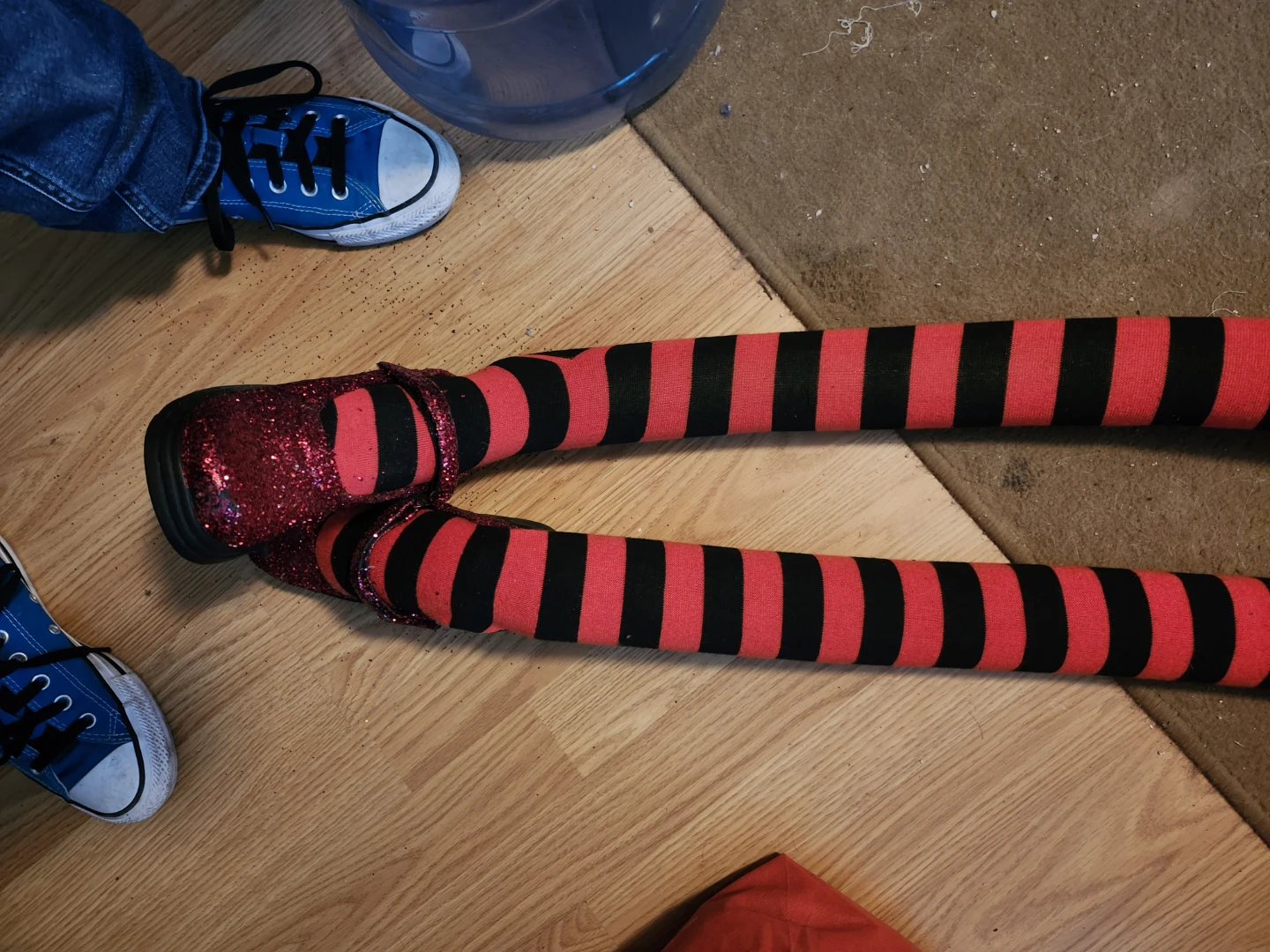Witch legs Halloween decoration